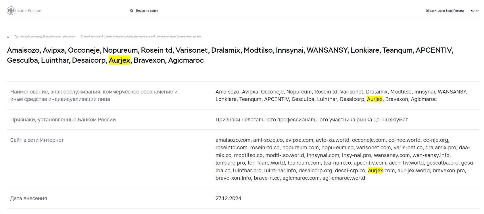 Aurjex – мошенники, которые по-крупному разводят наивных трейдеров, не брезгуя самыми подлыми схемами